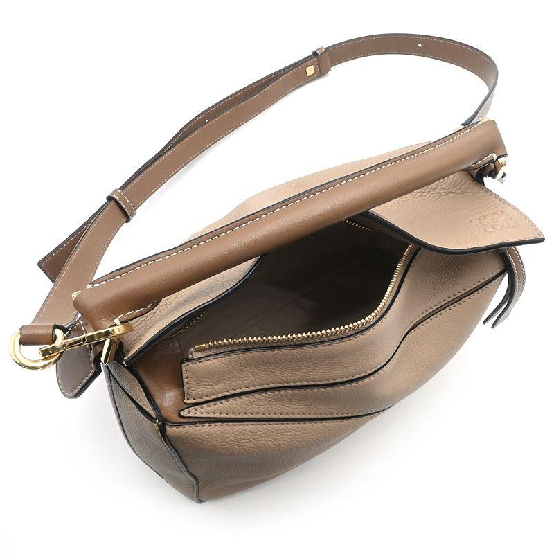 【美品】LOEWE ロエベ  パズルバッグ スモール　サンドミンク LOEWE - 【美品】LOEWE ロエベ パズルバッグ スモール サンドミンクの