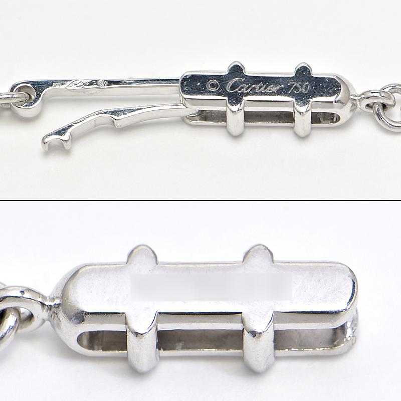 C DE CARTIER カルティエ Cハートネックレス B7008300 K18WG 