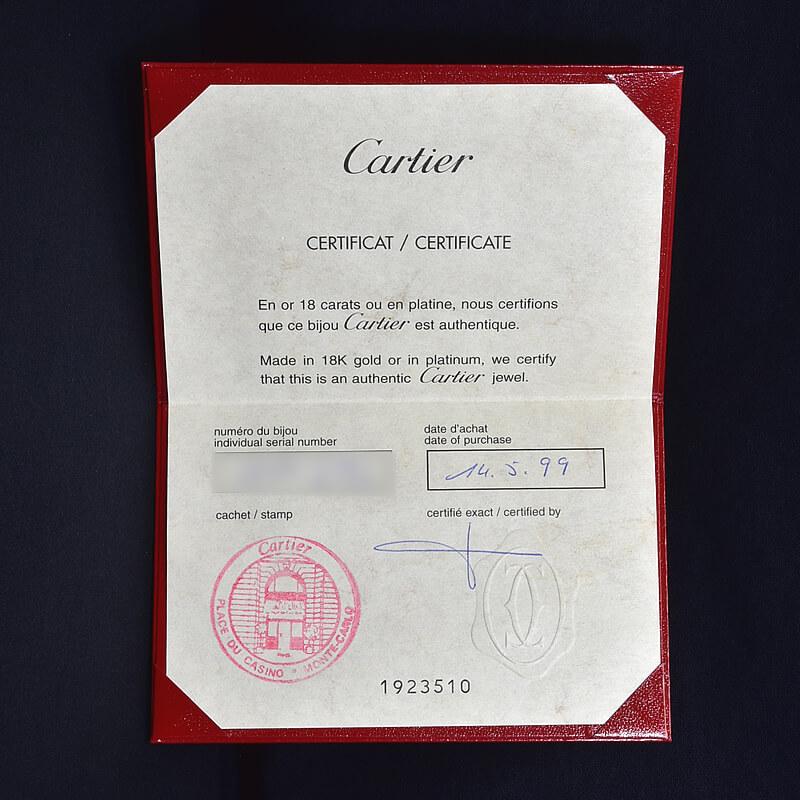 LOVE（Cartier） カルティエ ラブリング #59 19号 K18YG LOVEリング 平