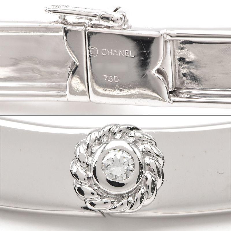 CHANEL シャネル スリーシンボルズチョーカー K18WG 新品仕上済 CHANEL シャネル スリーシンボルズチョーカー K18WG 新品仕上済