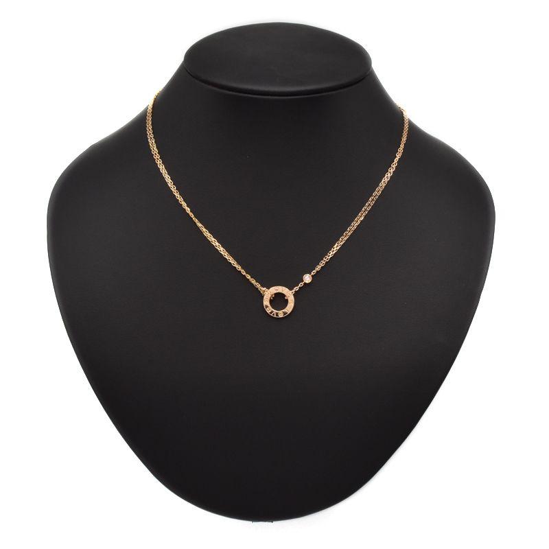 LOVE（Cartier） カルティエ ラブサークルネックレス B7218300 K18PG 