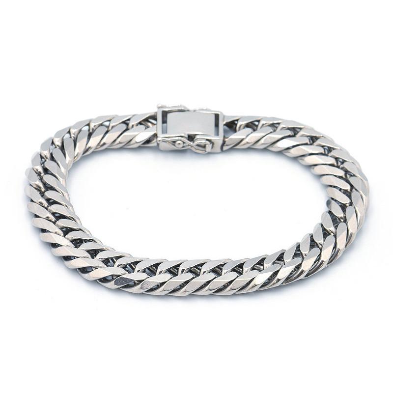 から厳選した 喜平ブレスレット 送料無料 中古 キヘイブレスレット プラチナ 造幣局検定刻印 Pt850 100 5g 全長22 2cm 内周 0cm 6面ダブル メンズアクセサリー Www Solidarite Numerique Fr