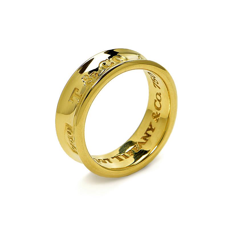 ティファニー 17 リング 7 5号 K18yg 新品仕上げ済 イエローゴールド シンプル 幅太 中古 送料無料 C 麻布十番blanc 通販 Yahoo ショッピング