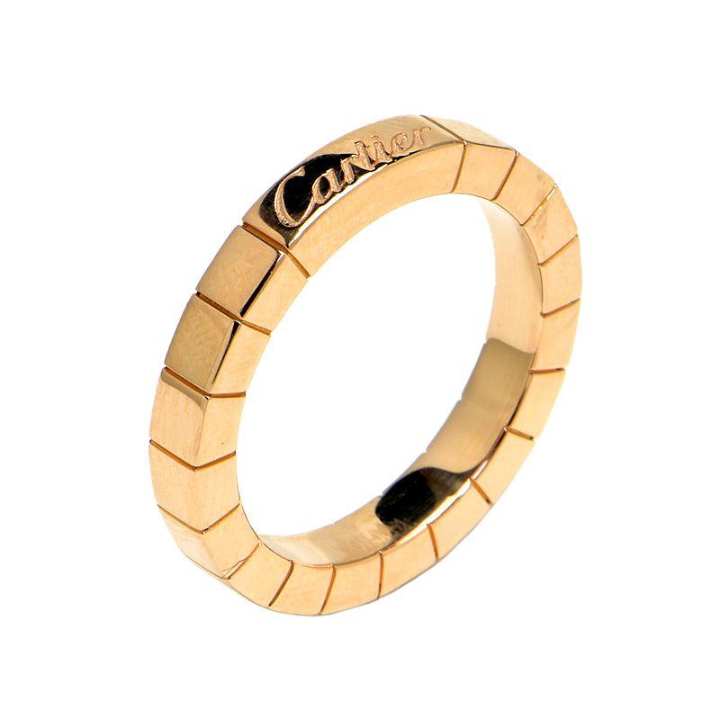 カルティエ ラニエールリング サイズ49 9号 K18PG 新品仕上済 スクエア