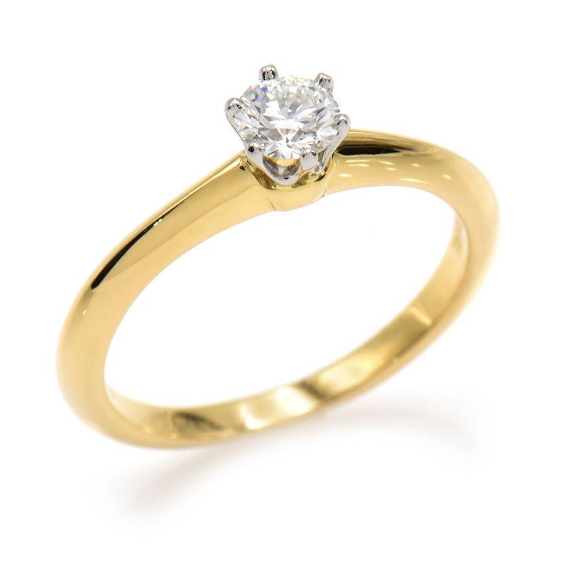 ティファニー ソリテール エンゲージメント リング ダイヤ0.23カラット 7号