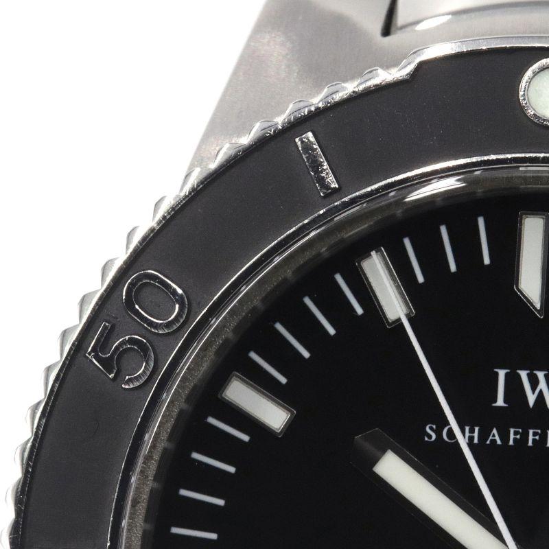 [3年保証] IWC メンズ GSTアクアタイマー IW353602 ステンレススチール ダイバーズウォッチ 黒文字盤 自動巻き 腕時計 中古 送料無料｜azabujuban-blanc｜05