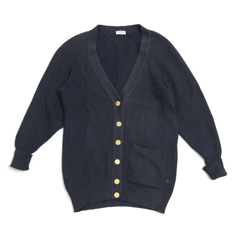 超レア 美品 シャネルジュエルボタン カシミヤニットコート