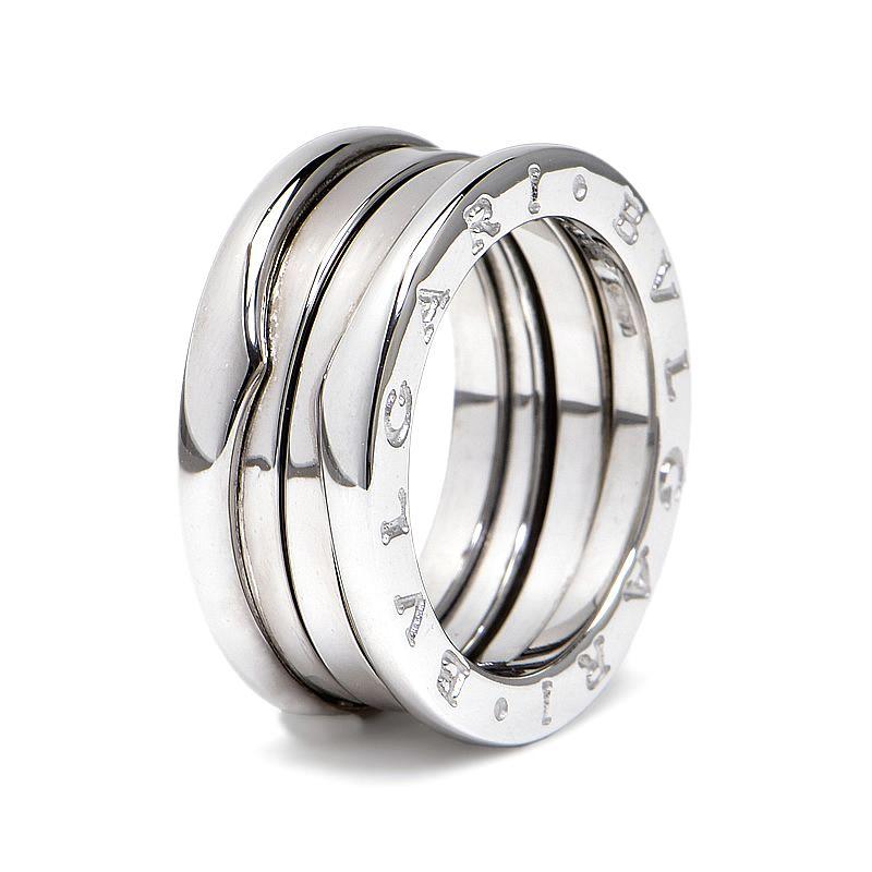 ビー・ゼロワン ブルガリ ビー・ゼロワンリング 3バンド #48 7.5号  