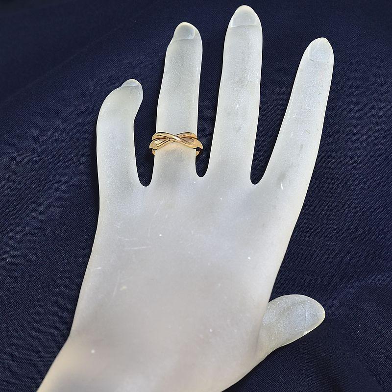 ティファニー TIFFANY インフィニティバンドリング 7号 ルベドメタル ティファニー インフィニティ リング 7号