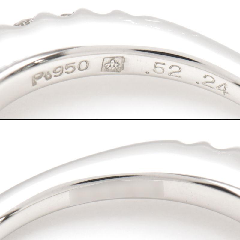 ROYAL ASSCHER ロイヤルアッシャー 0.52ctダイヤモンドリング 8