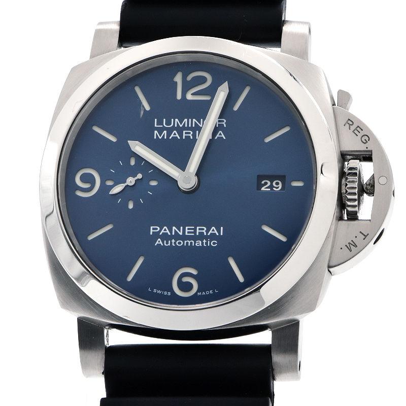 ケース、バンドですクロコパネライルミノールマリーナ純正バンド箱美品！！