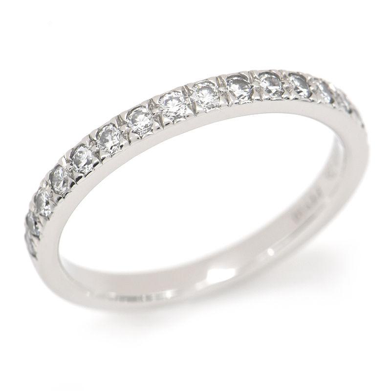 ティファニーエタニティダイヤモンドリングPT950プラチナ 8号 箱付き