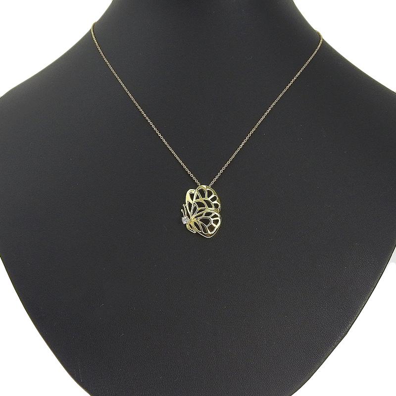 Tiffany & Co. バタフライネックレス TIFFANY&Co. ティファニー ネックレス バタフライ 蝶 エルサ