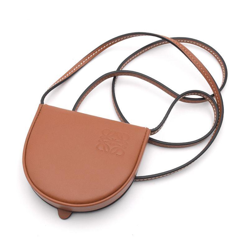 LOEWE ロエベ ヒールポーチミニ 109.54.T15 カーフスキン タン LOEWE ロエベ ヒールポーチミニ 109.54.T15 カーフスキン タン