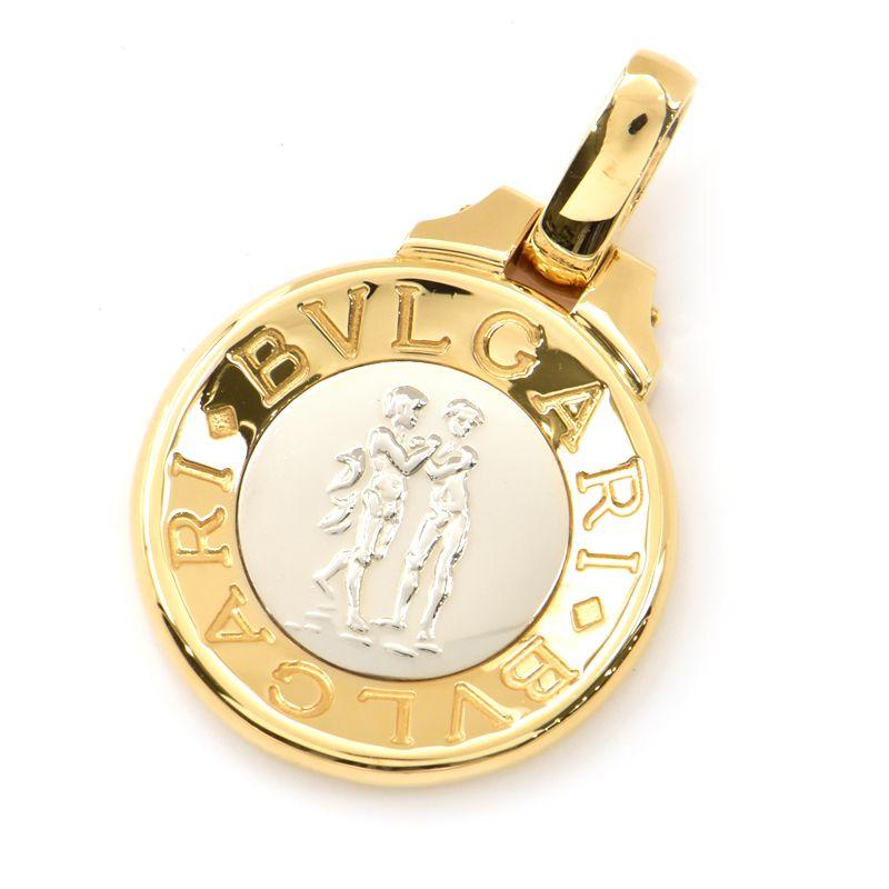 BVLGARI（ブルガリ） ホロスコープペンダントトップ K18YG K18WG