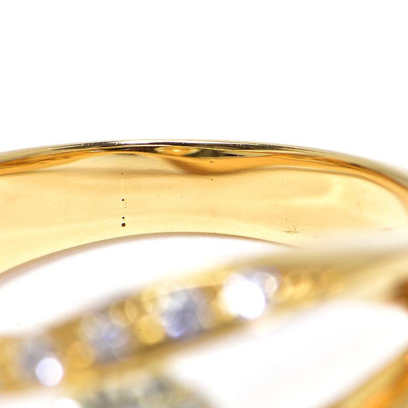 TASAKI タサキ 0.67ctダイヤモンドリング 12号 K18YG 合計0.14ct TASAKI タサキ 0.67ctダイヤモンドリング 12号 K18YG 合計0.14ct