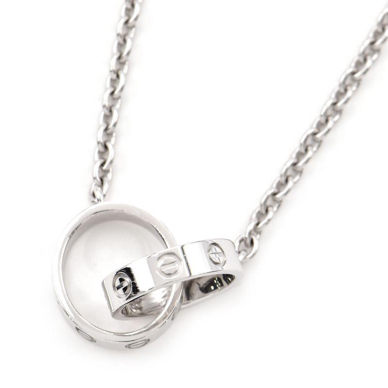 LOVE（Cartier） カルティエ ベビーラブネックレス B7212500 K18WG