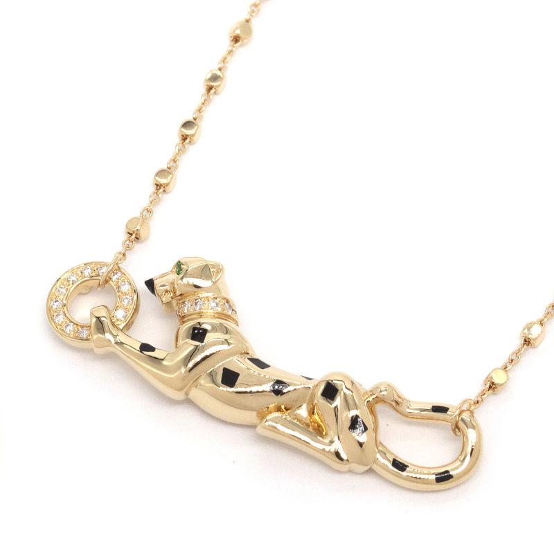 Cartier ゴールド シルバー ネックレス PANTHERE DE CARTIER カルティエ パンテールドゥカルティエネックレス