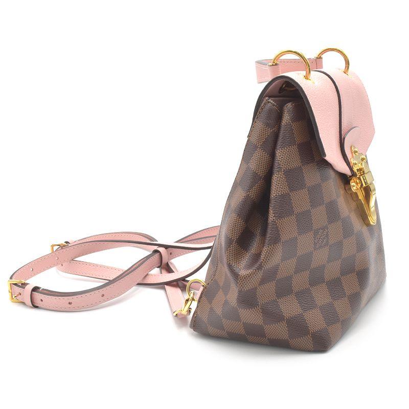 LOUIS VUITTON◇クラプトン・バックパック_ダミエ・エベヌ LOUIS VUITTON◇クラプトン・バックパック_ダミエ・エベヌ