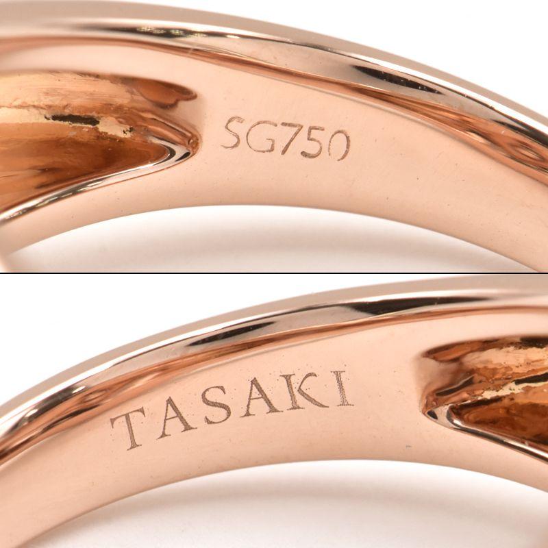 TASAKI（タサキ） マベパールリング 11号 K18PG 真珠リング マベ真珠