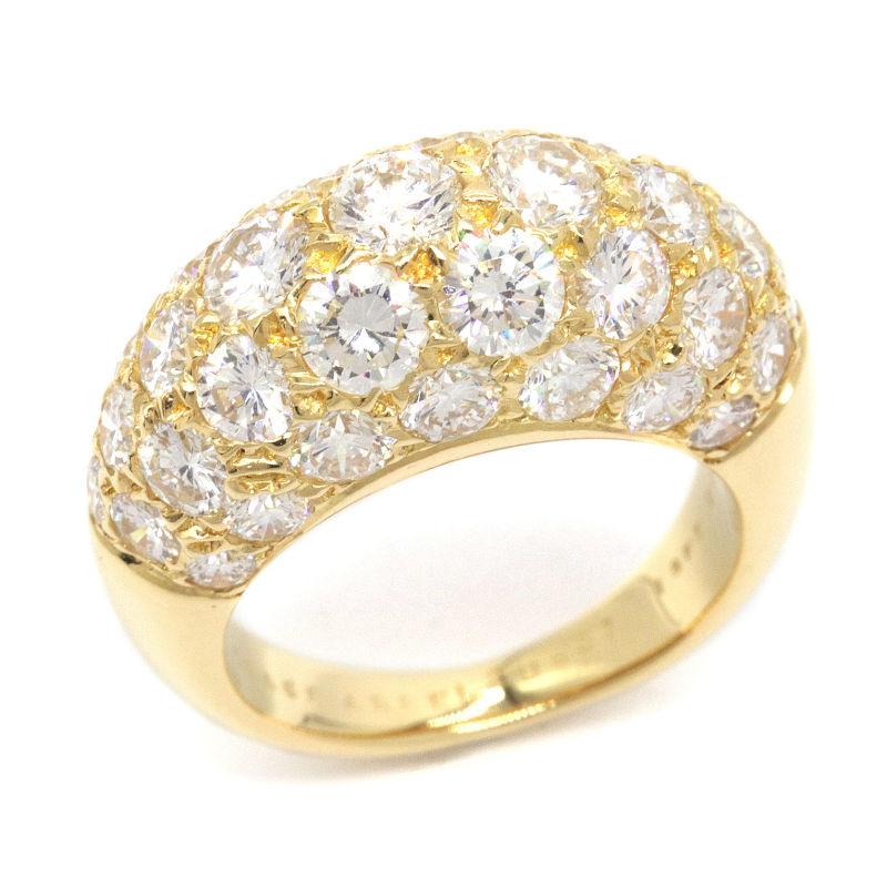Van Cleef & Arpels K18YG ゴールド 18金 ダイヤ Van Cleef ＆ Arpels（ヴァンクリーフ ＆ アーペル） リング 9号 K18YG