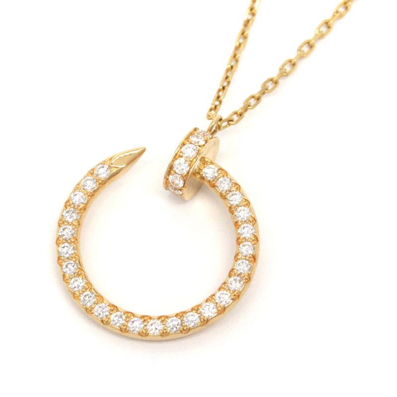 JUSTE UN CLOU カルティエ ジュストアンクルネックレス K18YG
