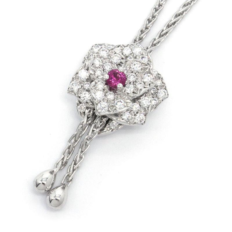 PIAGET（ピアジェ） ローズペンダント G33U0972 K18WG ピンク