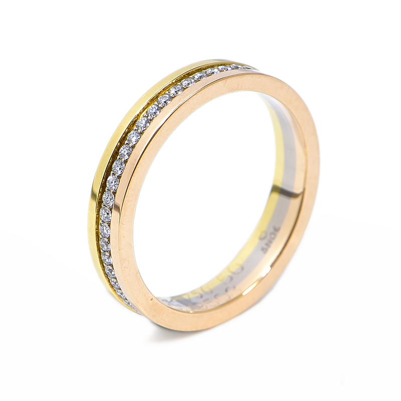 Cartier（カルティエ） ヴァンドームスリーカラーダイヤリング #50 10