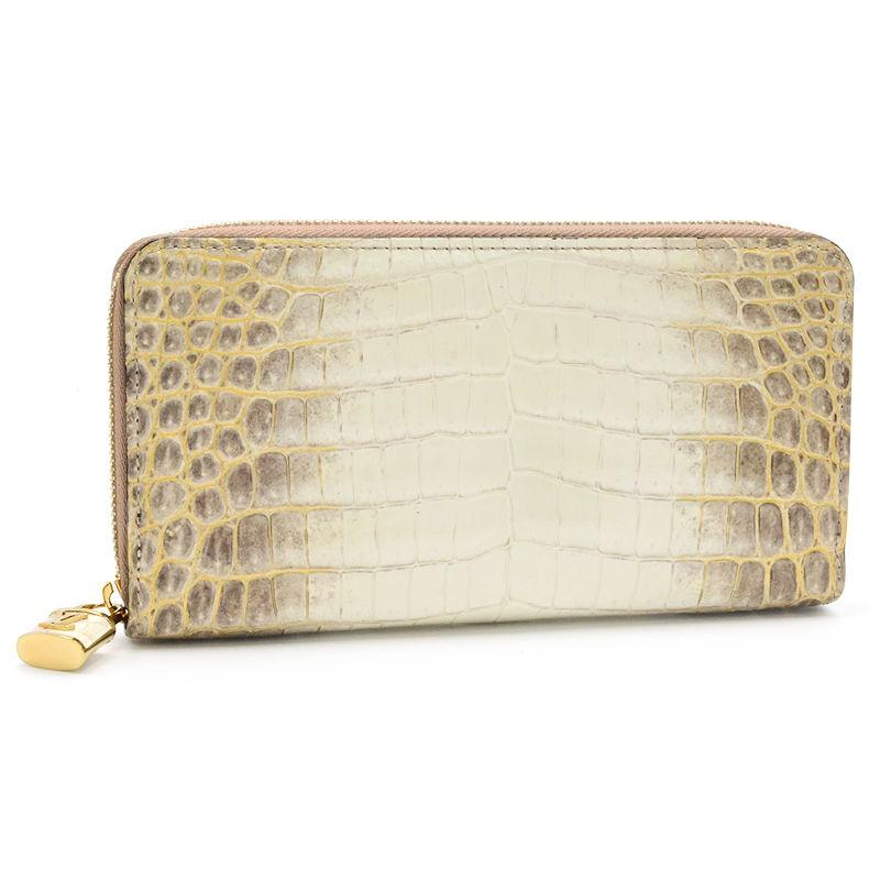 ルイ・ヴィトン LOUIS VUITTON ジッピーウォレット サハラ N99305 ニロティカス クロコダイル ホワイト系 【鑑定済み】正規品 ジッピー・ウォレット ルイヴィトン ジッピーウォレット サハラ N99305