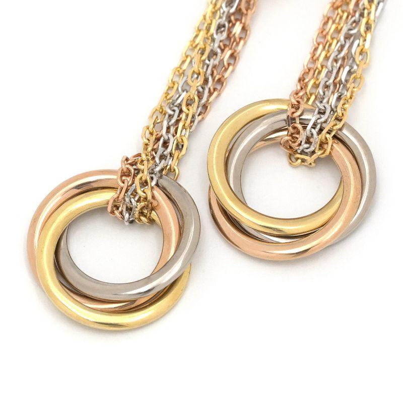 地金＊10金【3連トリニティーカラーピアス】PT/YG/PG 日本製 新品！ 10金【3連トリニティーカラーピアス】PT/YG/PG 日本製 ペア 新品！