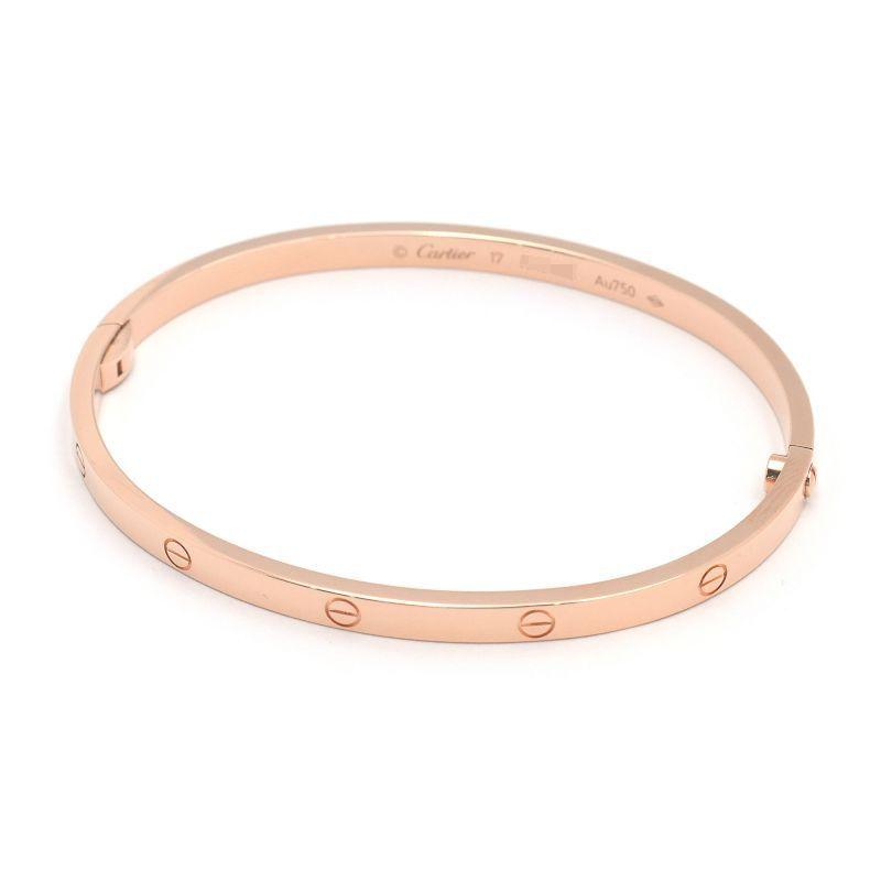LOVE（Cartier） カルティエ ラブブレスレット スモールモデル #17