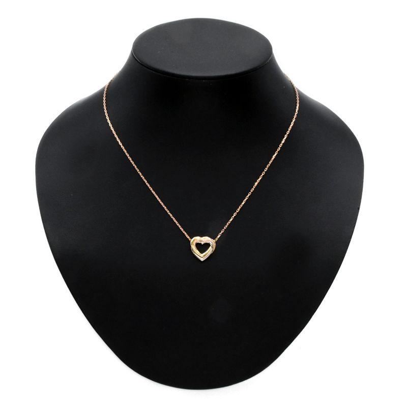 TRINITY（Cartier） カルティエ トリニティハートネックレス K18YG 