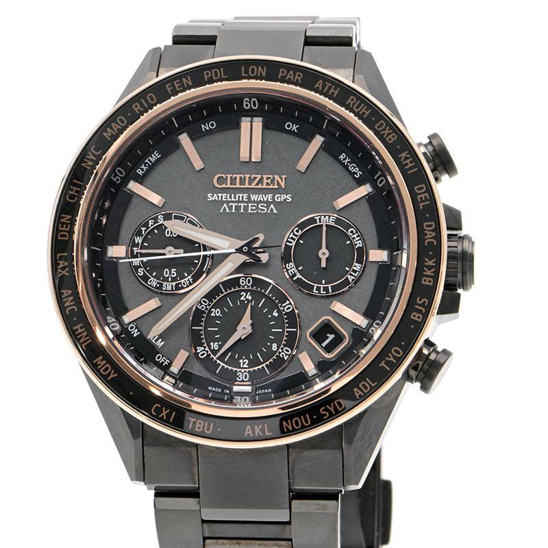 CITIZEN（シチズン） メンズ アテッサ アクトライン ブラックチタン