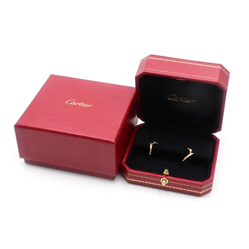 ⭐︎Cartier(カルティエ)⭐︎ジャストアンクル フープ ピアス WG スモール Cartier カルティエ ジュストアンクルフープ ピアス K18