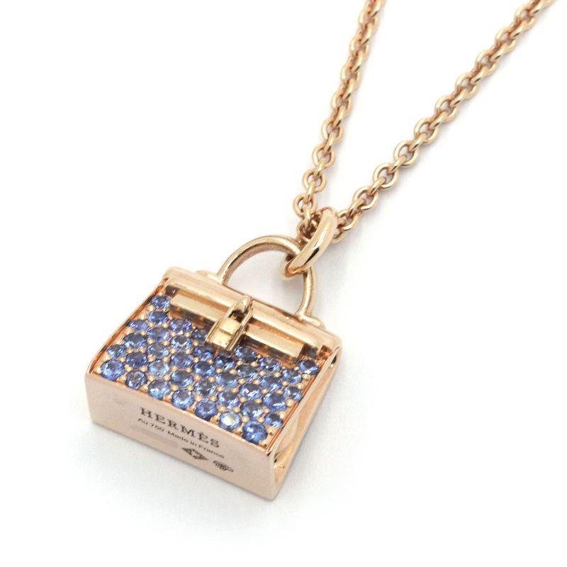 Amulet（HERMES） エルメス ペンダントアミュレットケリー ブルー