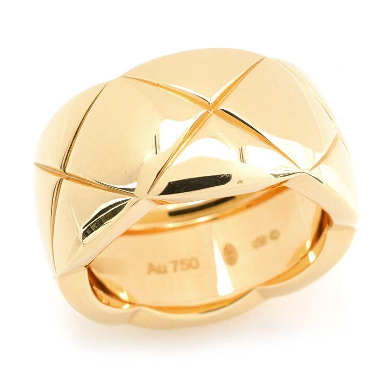 CHANEL ココクラッシュ　リング　14号 CHANEL】シャネル『K18YG ココクラッシュ リング ミディアム』14