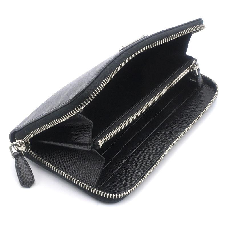 PRADA プラダ 長財布 サフィアーノレザー トライアングルロゴ