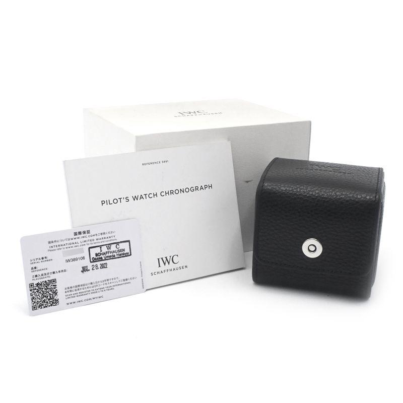 [3年保証] IWC メンズ パイロットウォッチ クロノグラフ トップガン ウッドランド IW389106 箱保 グリーン 自動巻き 腕時計 中古 送料無料 | パイロット・ウォッチ | 05