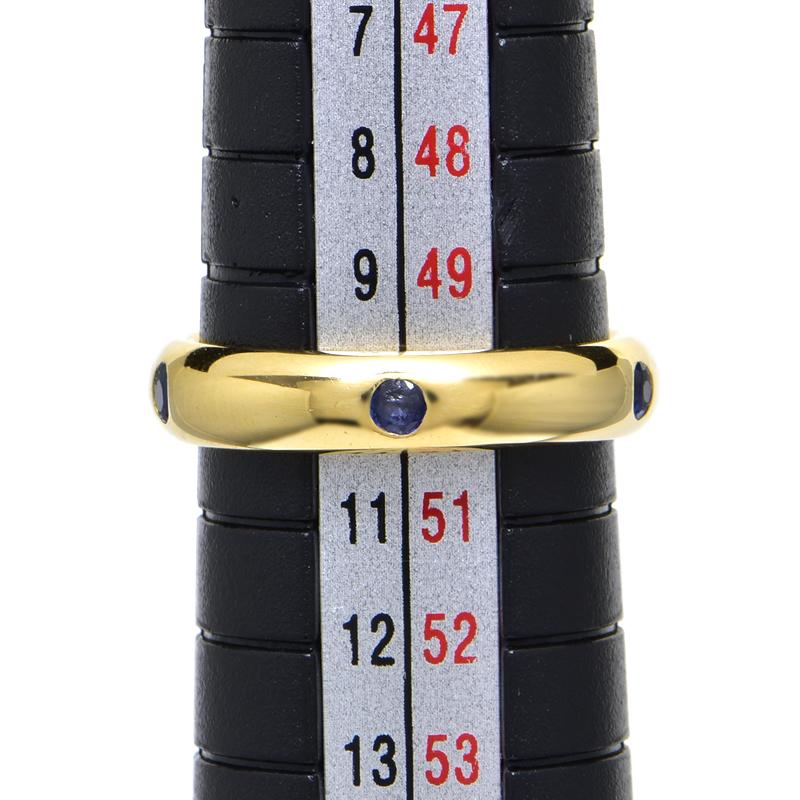 Cartier（カルティエ） ステラリング #50 10号 K18YG サファイア 5粒