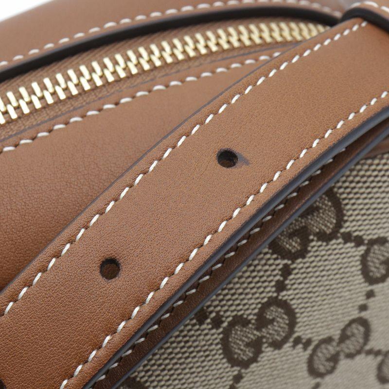 GUCCI グッチ 美品 ショルダーバッグ カーフレザー ブラウン 保存袋付 中古・古着通販】GUCCI (グッチ) ショルダーバッグ ブラウン｜ブランド