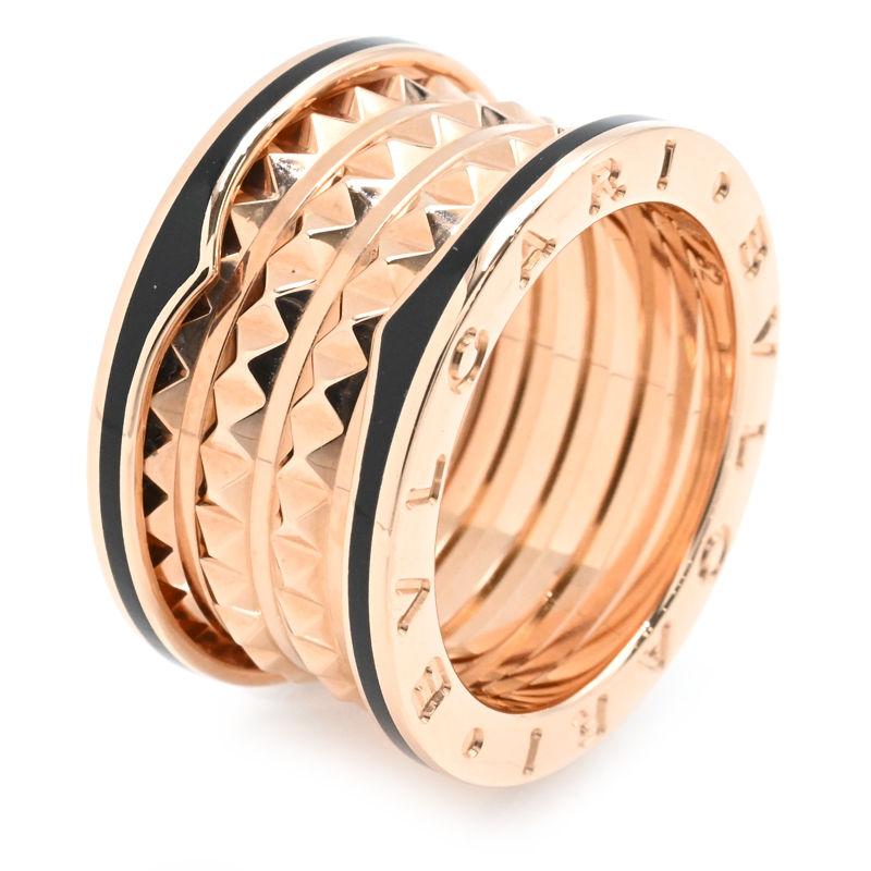 ビー・ゼロワン ブルガリ ロック 4バンドリング #52 11号 357959 K18PG