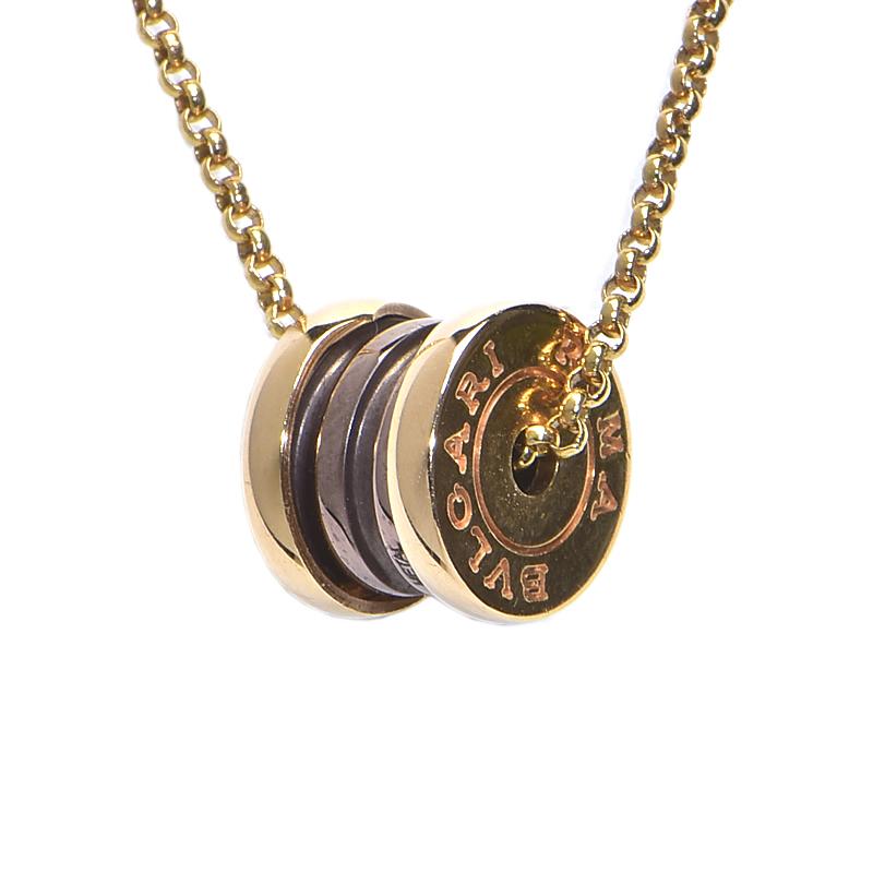 ビー・ゼロワン ブルガリ ビー・ゼロワンネックレス ミニ 358379 K18PG