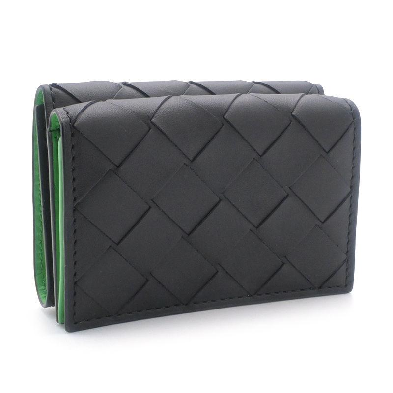 希少✨ ボッテガヴェネタ 三つ折り財布 コンパクトウォレット イントレチャート BOTTEGA VENETA（ボッテガ・ヴェネタ） 3つ折り財布 マキシイントレ