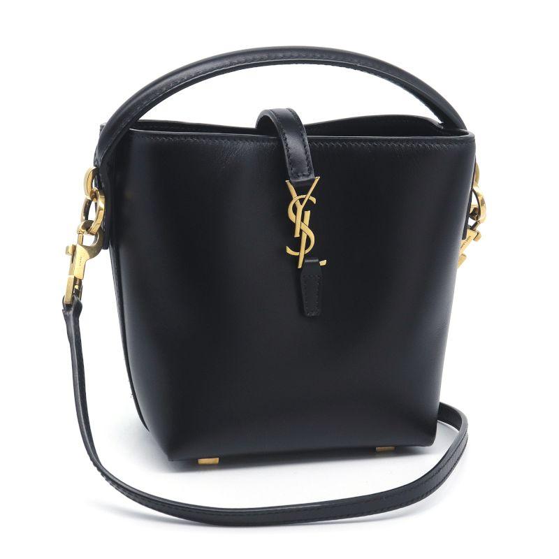 SAINT LAURENT サンローラン LE37ミニ 765870 バケット2WAYショルダー