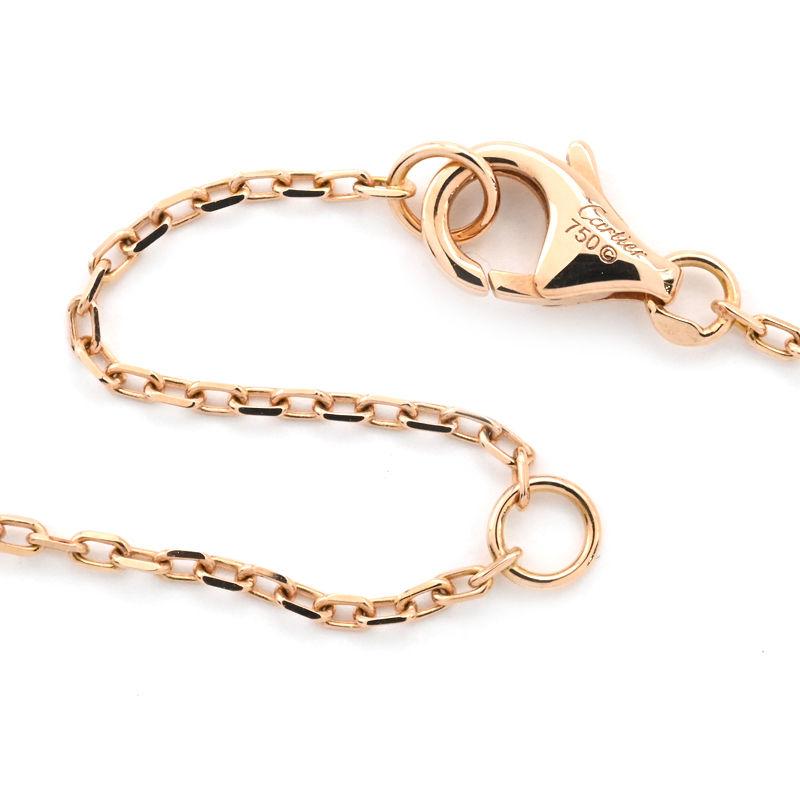 Cartier（カルティエ） ドゥーブルCネックレス K18PG ダイヤモンド 
