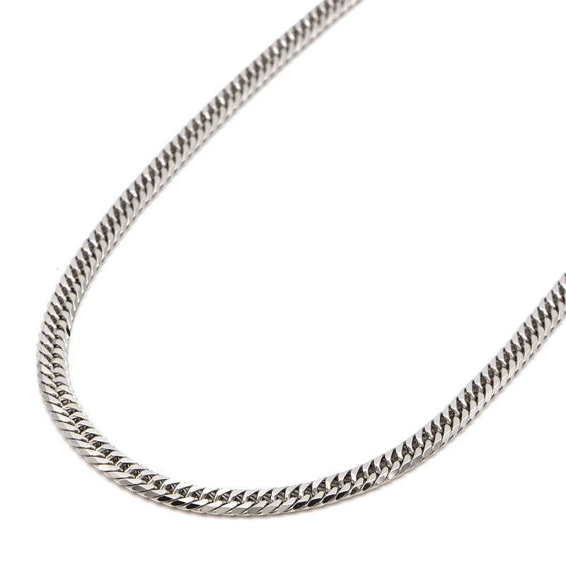 喜平ネックレス 6面ダブル 50cm 30.2g Pt850 造幣局検定刻印 プラチナ 