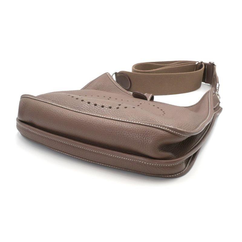 エルメス HERMES ショルダーバッグ エヴリン3 PM トリヨンクレマンス エトゥープ シルバー金具 グレージュ Y 【箱】【中古】 エヴリン エルメス エヴリン3 PM □N刻印 2010年製 トリヨンクレマンス