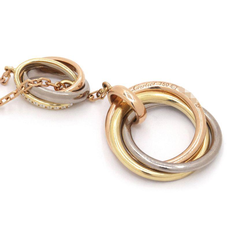TRINITY（Cartier） カルティエ トゥフォートリニティネックレス K18YG