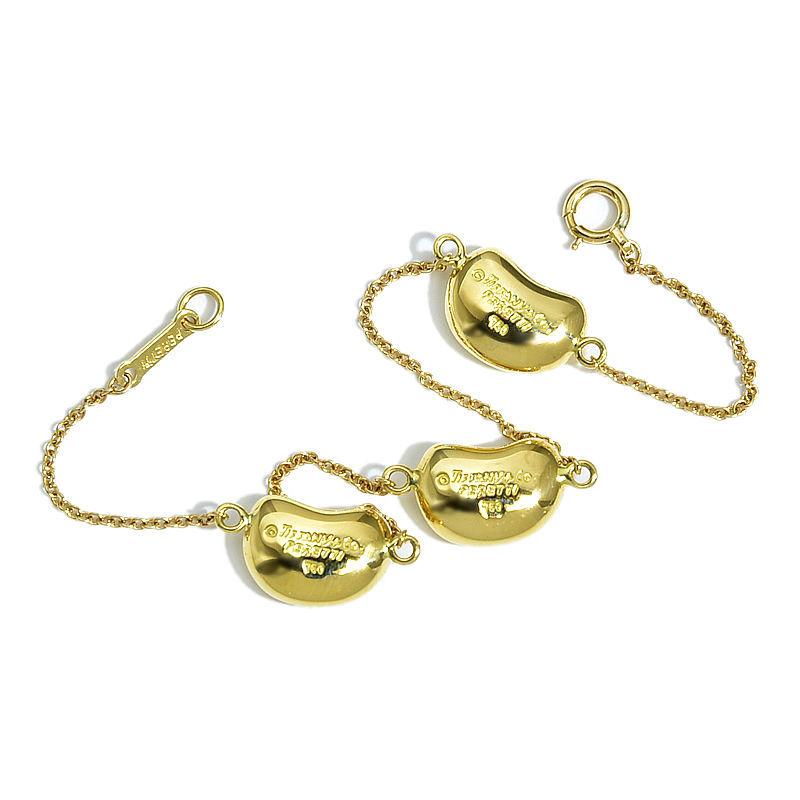 Tiffany　美品　エルサペレッティビーンズブレスレット TIFFANY&Co.（ティファニー） ビーンズブレスレット K18YG エルサ