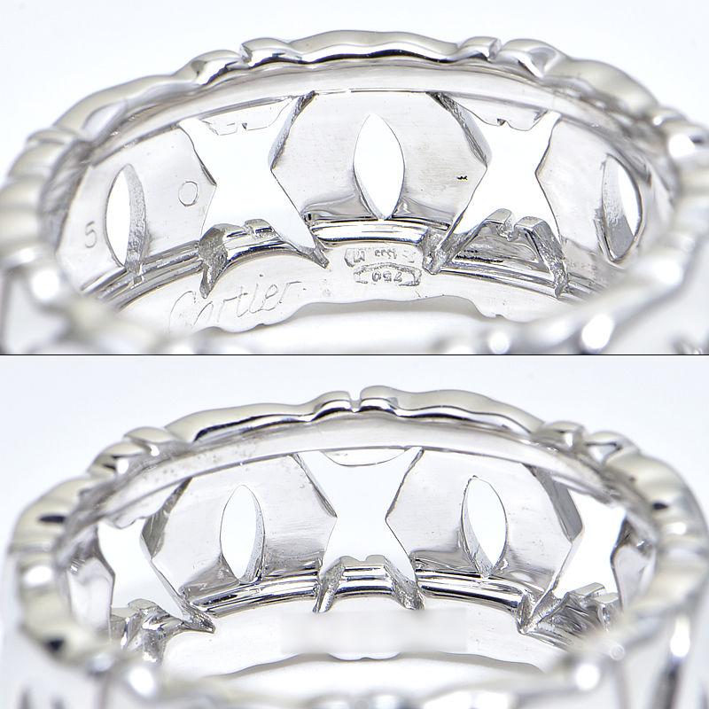Cartier（カルティエ） アントルラセリング スモール #50 9号 K18WG 2C